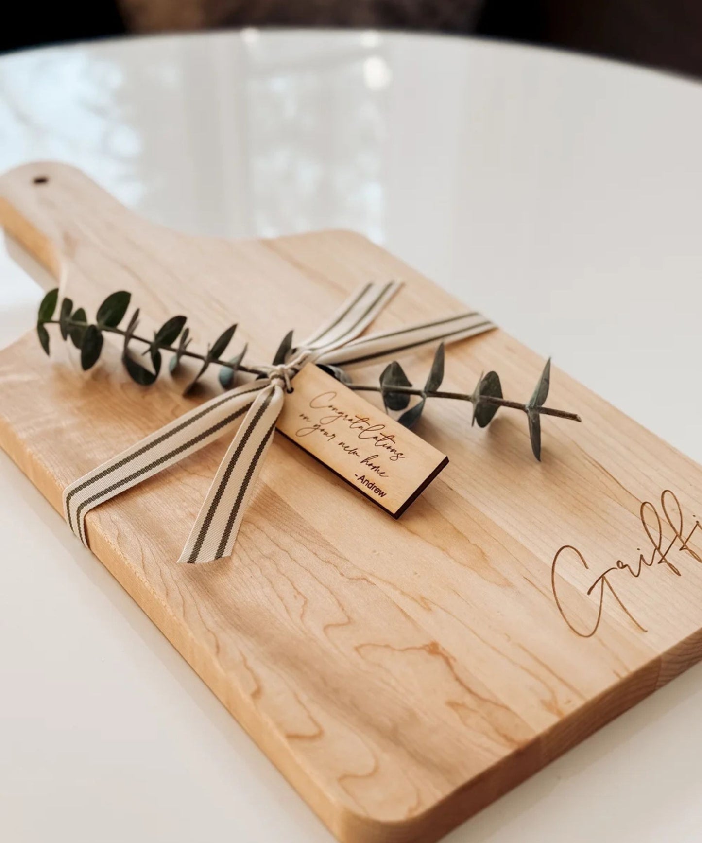 Personalized Engraved Charcuterie Board