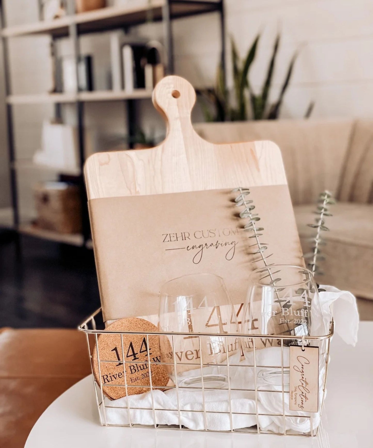 Housewarming Gift Set with Custom Engraving