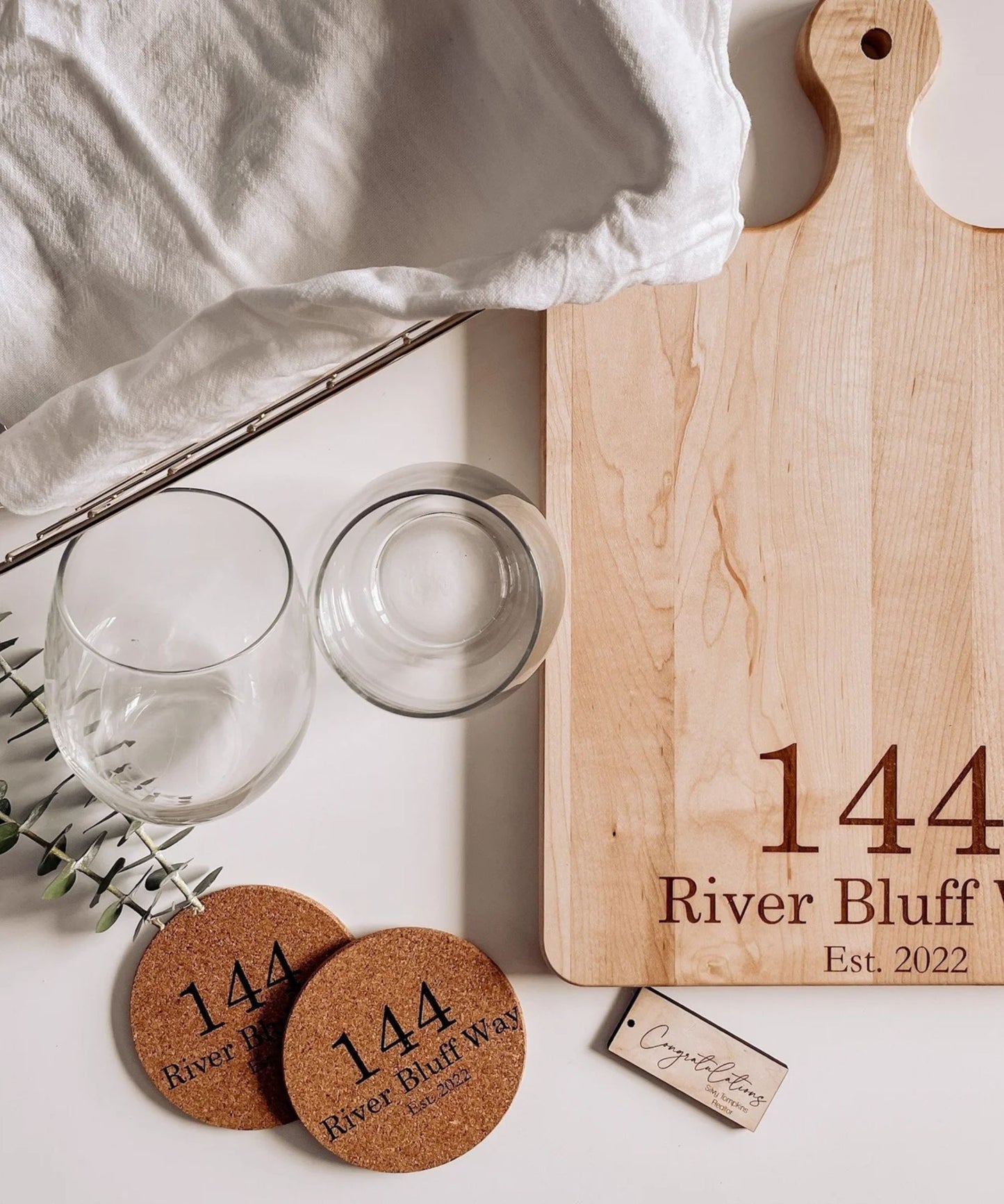 Housewarming Gift Set with Custom Engraving