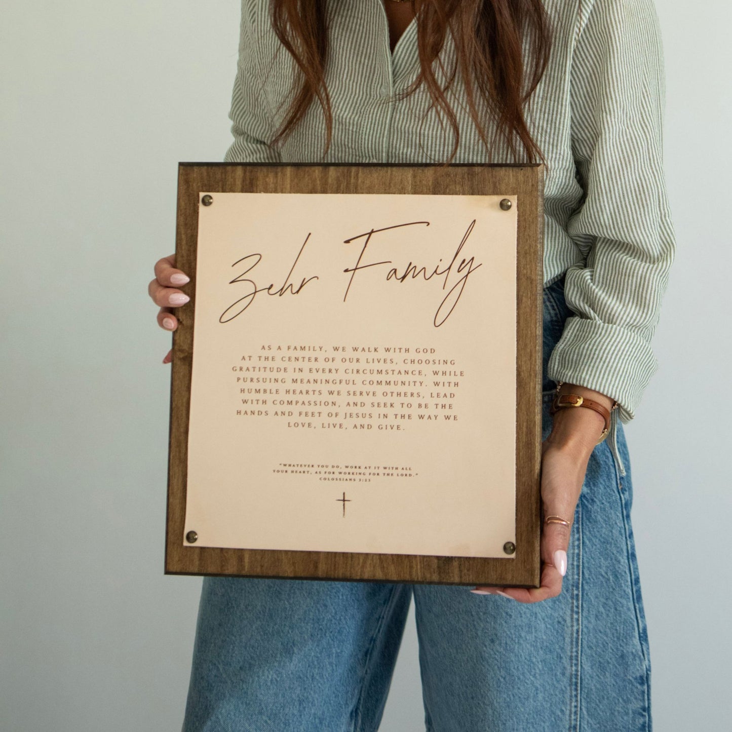 The Heirloom — Custom Family Mission Statement