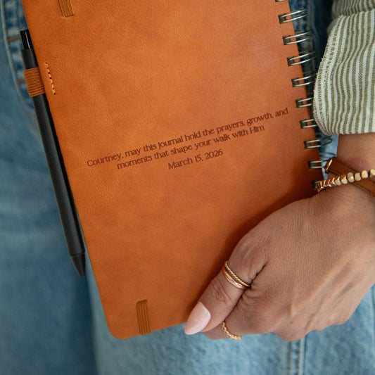 Personalized Engraved Prayer Journal