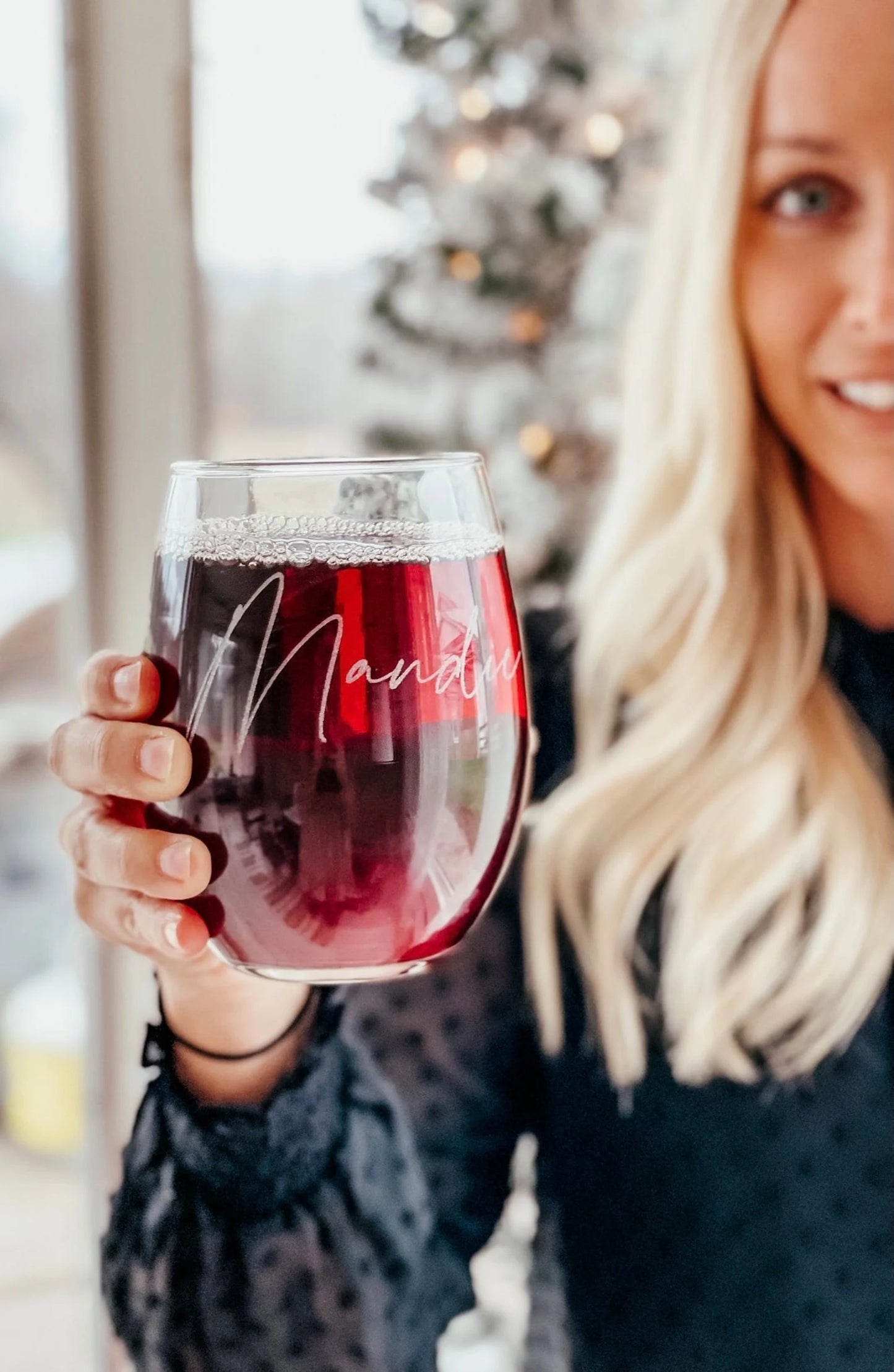 Personalized Engraved Wine Glass
